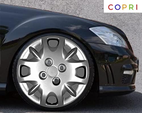 Copri Készlet 4 Kerék Fedezze 13 Coll Ezüst Dísztárcsa Bolt-On Illik Mercedes