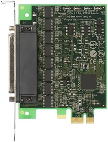 LF781KB Natív PCI Express (PCIe) 8 Port RS232 Soros Host Adapter w/Octaplex Kábel 12 HD78M-DB9M-8