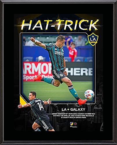 Chicharito Hernandez LA Galaxy FC 10 x 13 Első MLS-hat-Trick Szublimált Emléktábla - Foci Plakkok, valamint Kollázsok