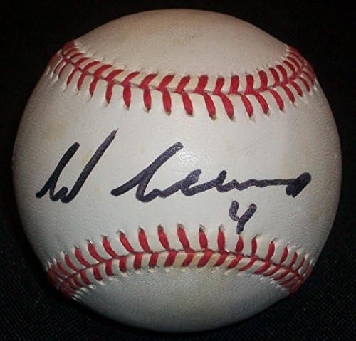 LA Dodgers Kiállítások Wilton Guerrero Aláírt Autogramot Vintage ONL Coleman Baseball - Dedikált Baseball