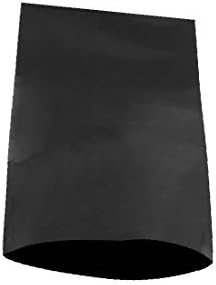 X-mosás ragályos 55mm Lapos Szélesség 5.1 M Hosszúságú PVC Hő zsugorcső Fekete 18650 Akkumulátor(della metropolitana