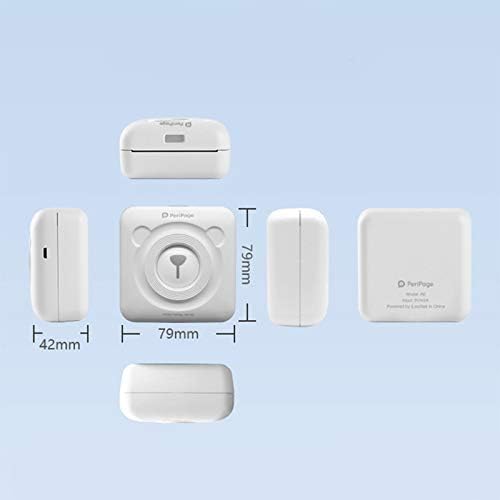 Delarsy 937970 Termikus Hordozható Bluetooth Nyomtató 58Mm Mini Vezeték nélküli Pos Képre a Telefon