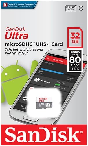 SanDisk Ultra 32 gb-os MicroSD HC-Osztály 10 UHS-1 Mobil Memória Kártya Samsung Galaxy A8 A7 A5 A3 On8 On7 Grand Miniszterelnök