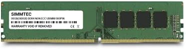 Simmtec RAM 4GB DDR4 2400MHz DIMM PC4-19200 UDIMM Non-ECC 1Rx16 1.2 V CL17 288-Pin Asztali Számítógép RAM Memória bővítés