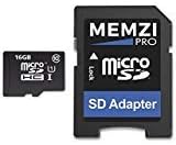 MEMZI PRO 16GB Class 10 90MB/s Micro SDHC Memória Kártya SD Adapterrel a Kyocera Dura Sorozat Mobiltelefonok
