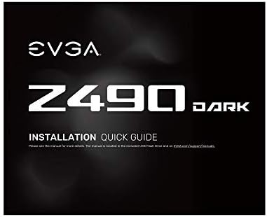 EVGA Z490 Sötét K|NGP|N Kiadás, 131-CL-E499-KP, LGA 1200, Intel Z490, 6 gb/s SATA, 2,5 Gbps LAN, WiFi/BT, USB 3.2 Gen2,