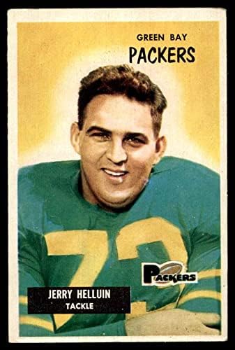 1955 Bowman 144 Jerry Helluin Green Bay Packers (Foci Kártya) VG/EX Packers Tulane