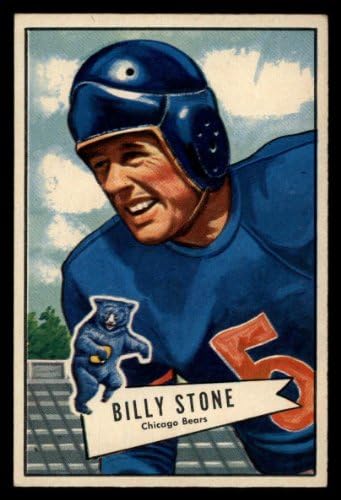 1952 Bowman Nagy 88 Billy Kő Chicago Bears (Foci Kártya) EX Medvék Bradley