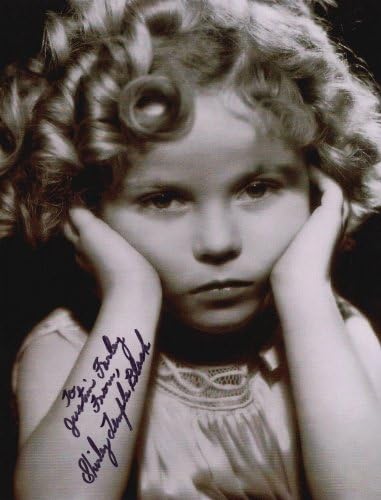Shirley Temple (Feliratos) Aláírt 8X10 Fotó