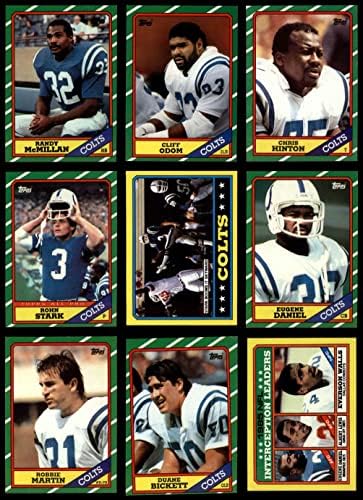 1986 Topps Indianapolis Colts Csapat készen áll Colts (Set) NM/MT Colts