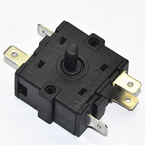 LEMIL Elektromos Szoba Fűtés Pozíció 3 Pin 5Pin Rotary Switch Selector AC 250V 16A Radiátor 1db (Szín : 3 Pin -)