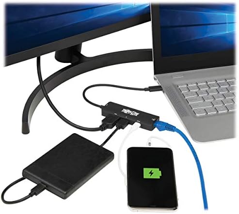 Tripp Lite USB-C Többportos Adapter 4K60Hz HDMI USB-EGY Gbe 100W PD Töltés (U444-06N-H4GUC2)