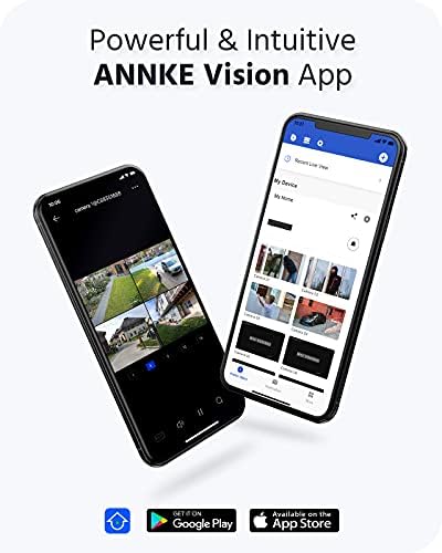 ANNKE 4K 16CH PoE Biztonsági Kamera Rendszer, 10db 8MP Kültéri IP Kamera Vezetékes rendelkező Személy/Jármű Észlelése,