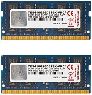 v-Szín 64 gb-os (2 x 32 GB) ECC so-DIMM DDR4 2666MHz (PC4-21300) a microservers, munkaállomások, Hálózati Platformok,