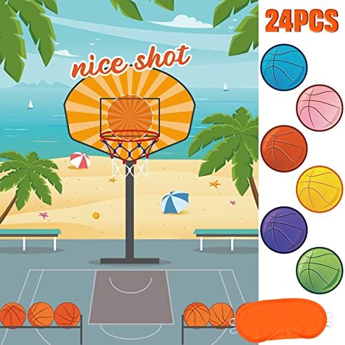 Pin-kód A Kosárlabda A Karika Születésnapi Party Játékok Gyerekeknek - 21 X 28 Party Dekorációk, Kellékek kosarán Poszter