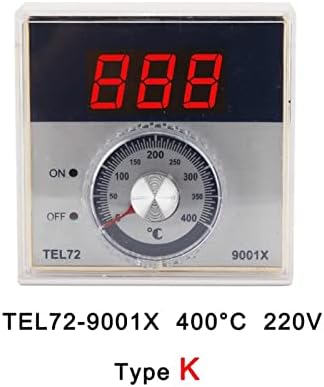 HIFASI Mutató Hőmérséklet szabályozó K E Típusú Típusú Digitális Termosztát TED-2001/TEL72-9001X 400 Celsius 220VAC