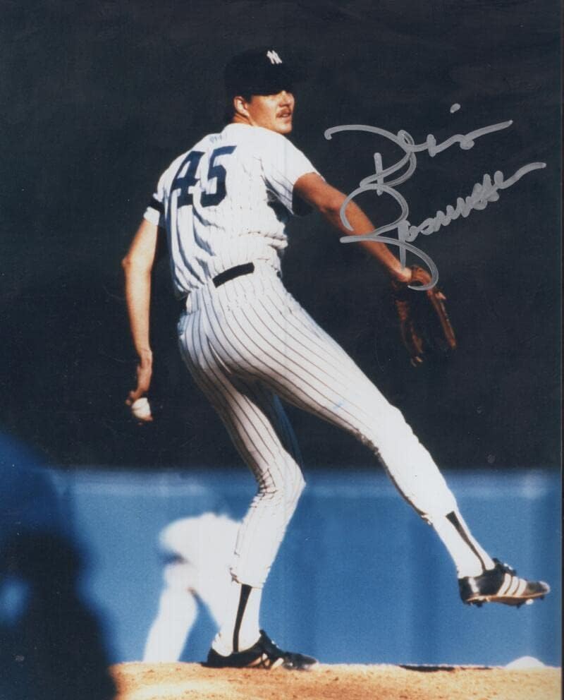 Dennis Rasmussen New York Yankees Aláírt Dedikált 8x10 Fotó W/Coa - Dedikált MLB Fotók