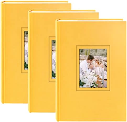 A Golden State Art, 3 Fotó Album Tartani 300 4X6 Vízszintes Képek Memo Karácsonyra, Esküvők, Ünnepek, Eljegyzések, Üdülés,