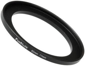 Fotodiox Fém Lépés Gyűrű, Eloxált Fekete Fém 40.5 mm-49mm 40.5-49 mm