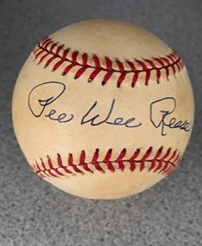 PEE WEE REESE Aláírt Hivatalos Nemzeti League Baseball SZÖVETSÉG AH58379 - Dedikált Baseball