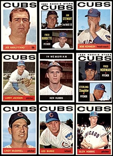 1964 Topps Chicago Cubs Csapat készen áll Chicago Cubs (Set) EX+ Cubs