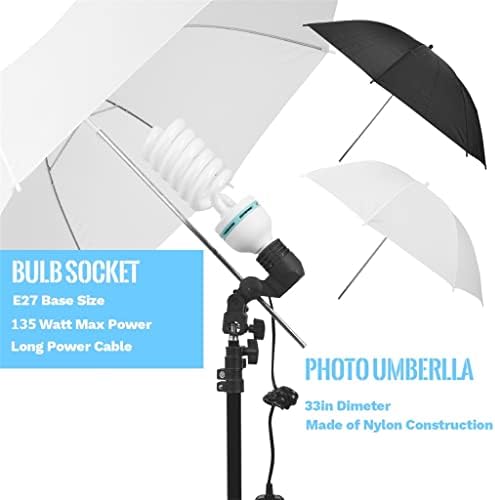 ZHUHW 2x3m háttértámogatás, Rendszer 50x70cm Softbox Esernyők Folyamatos Világítás Készlet Stúdió Termék Lőni Fotózás