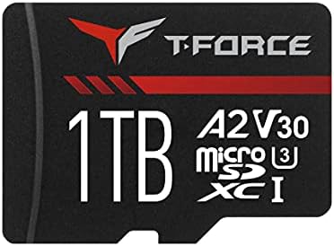TEAMGROUP T-Force A2 1 tb-os Játék Micro SDXC U3 V30 4K R/W Sebesség akár 100/90MB/s Sebességű Flash Memóriakártya R/W
