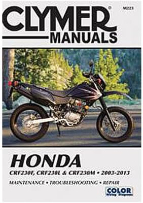 Clymer Javítási Útmutatók Honda CRF230F 2012-2013