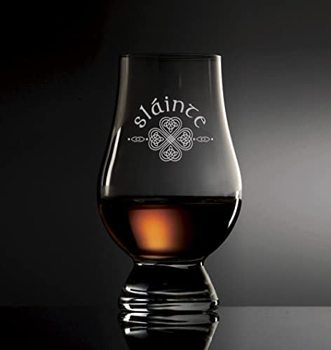 Glencairn Hivatalos Skót Vésett 'Slainte Kelta Kereszt' Whisky Szellem Kóstoló Pohár 170ml 6 floz