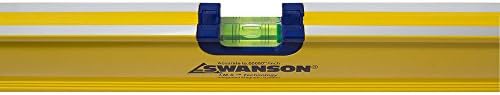 Swanson Eszköz Co., Inc 48-Hüvelyk Mágneses Gerenda Szintű (Sárga) (BBL48M)