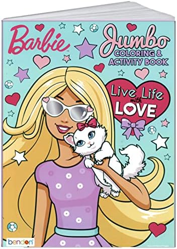 Lusta Nap Barbie Élni Szerelem Színezés, valamint a Tevékenység Könyv - 96 Oldal