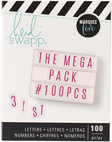 Heidi Swapp 313733 Pack Lightboxot-Mega-Rózsaszín (100 Darab)