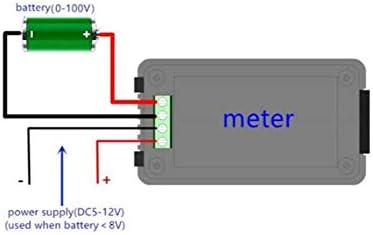 Taidacent LCD Kijelző Akkumulátor Óránkénti Analyzer Méter 12V-os Lítium Akkumulátor Töltő Szint Ellenőrző Digitális