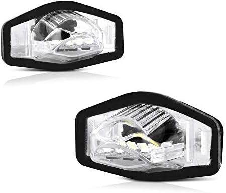 VIPMOTOZ Teljes LED Rendszámtábla Lámpa Honda Civic CR-V Odyssey HR-V Accord Crosstour Elem Fér Insight - 6000K Gyémánt