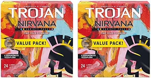 A trójai a Nirvana Gyűjtemény Különböző Csomag Óvszert - 24 Szám (Csomag 2)