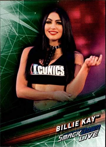 2019 Topps WWE Smackdown Élő Zöld 10 Billie Kay Birkózás Trading Card