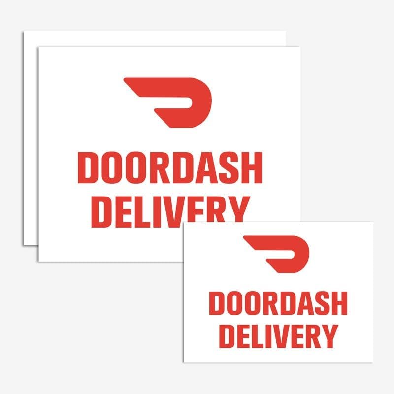 3 Csomag Mágnesek Autó Jármű DoorDash Szállítási Vezető Jeleket - Mágneses Szállítási Vezető Lökhárító Jeleket DoorDash
