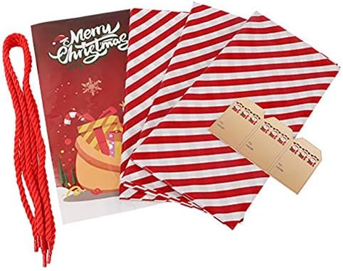 GALPADA Karácsonyi Díszek 1 Állítsa a Karácsonyi Témájú Ajándék Csomagolás Nagy Képesség Ajándék Csomagolás Zsák (Piros)