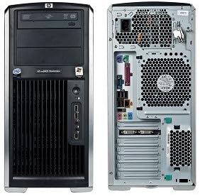 HP xw8400 Munkaállomás Dual Xeon Dual-Core 5150 2.66 GHz 8GB 2x500GB DVD±RW DL XP Professional w/RAID & Dual DVI