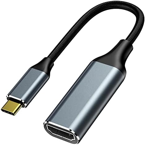 Tianle USB-C-HDMI Adaptert, 4K 60Hz, C Típusú Thunderbolt 3/4-HDMI Adaptert, Video Audio Kimenet Kompatibilis a MacBook
