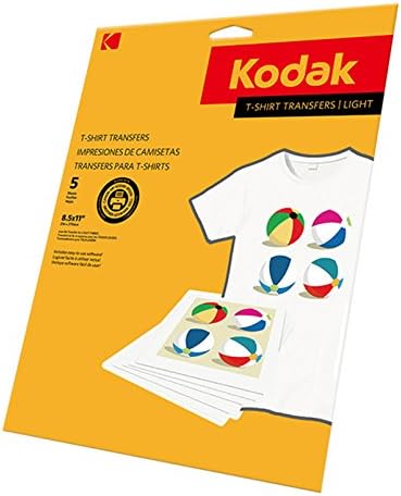 KODAK T-Shirt-Transzferek a Fény Szövet -8-1/2 × 11, 5 Lap / Csomag
