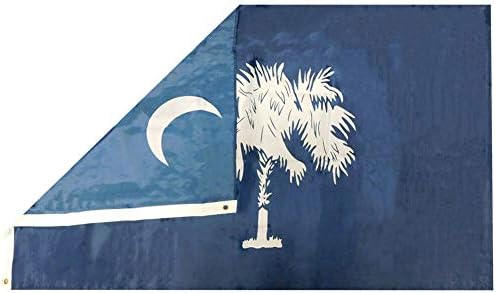 Az amerikai Nagykereskedelmi Áruház Állam Dél-Karolina, Kék 210D-S Nyomtatott Nylon Prémium Minőségű 3x5 3 'x5' Zászló