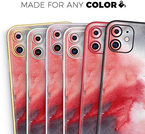 Design Skinz Piros Rózsaszín 3 Felszívódik, Akvarell Textúra Védő Vinyl Matrica Lezárja a Bőr Cover Kompatibilis Az