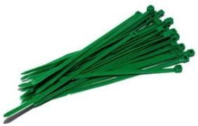 Kábelek UK 2,5 mm x 100 mm x 100 Csomag Nylon Kábel Köti Zöld