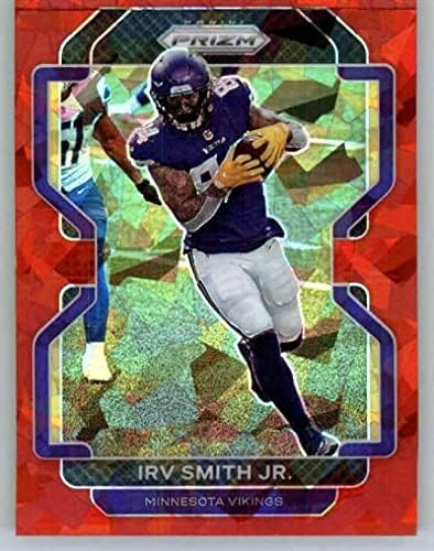 2021 Panini Prizm Prizm Piros Jég 127 Irv Smith Jr. Minnesota Vikings NFL Labdarúgó-Trading Card