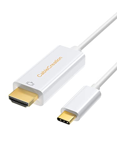 CableCreation USB-C-HDMI Kábel 6FT 4K@30Hz Kompatibilis Thunderbolt 3/4 Otthoni Iroda, Férfi-Férfi C-Típusú HDMI-Kábel,
