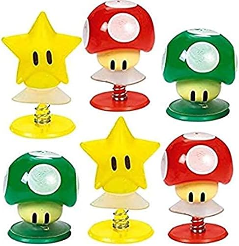Super Mario Brothers Lény Pop-Up Játékok - 1 1/4, 6 Db