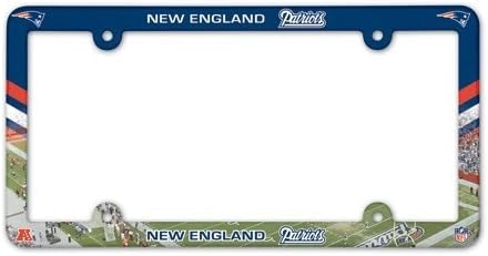 WinCraft New England Patriots Rendszámtábla Keret Teljes Szín