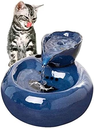 LumeCube Hordozható Kerámia Pet ivókút a Macska ，Pet Víz Adagoló Ultra Csendes Szivattyú Kompakt, Könnyű, Tiszta Szabadon