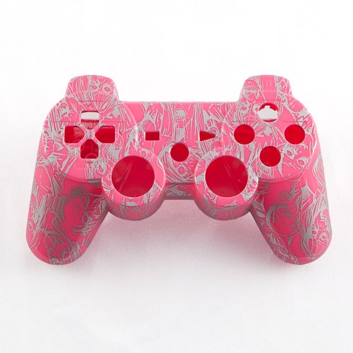 Ezüst Zombik Rózsaszín Hydro-Tompított Egyéni Vezérlő Shell PS3
